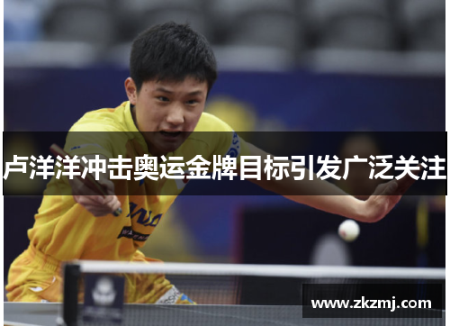 卢洋洋冲击奥运金牌目标引发广泛关注 卢洋洋冲击奥运金牌目标引发广泛关注